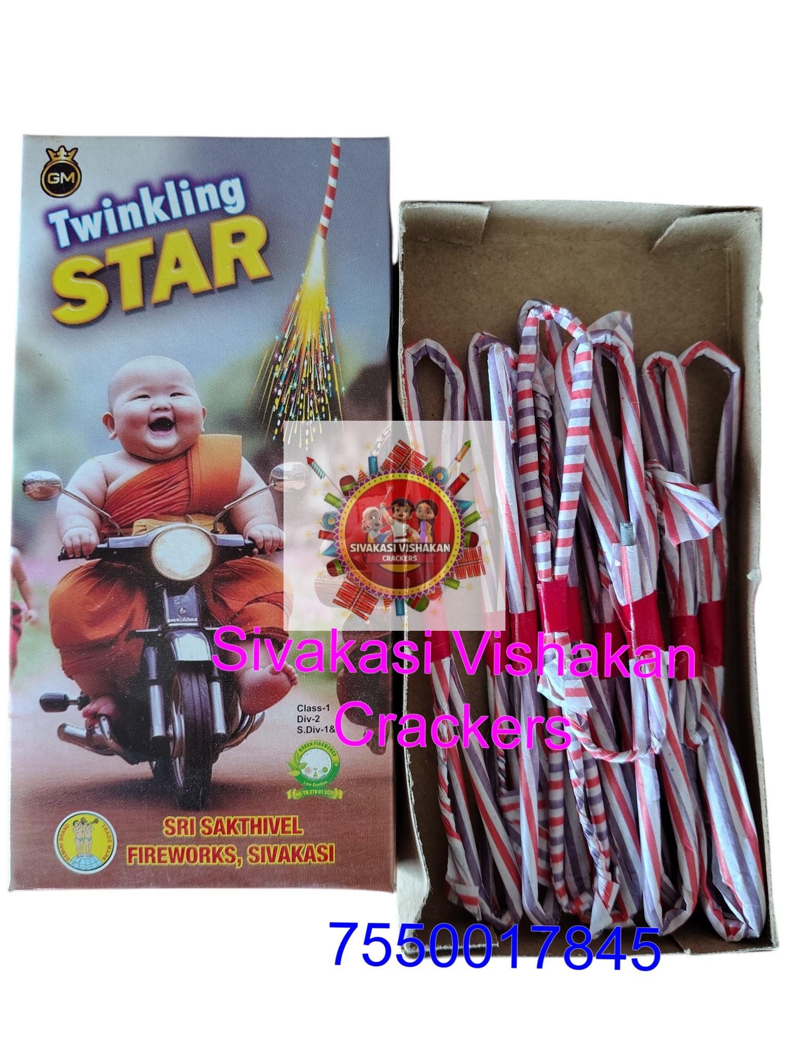 1½ Twinkling Star